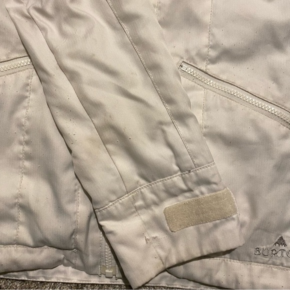 Burton Women’s Dry Ride Snowboard Jacket White Recycled Polyester XS - Picture 7 of 11